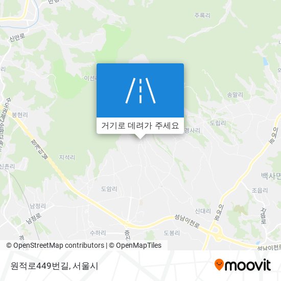 원적로449번길 지도