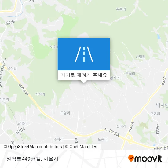 원적로449번길 지도