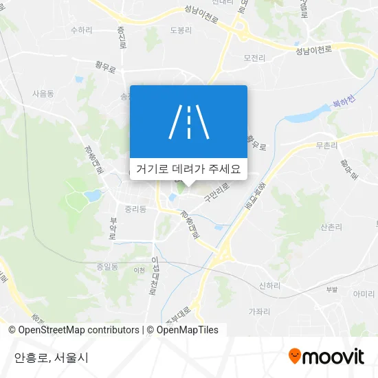 안흥로 지도