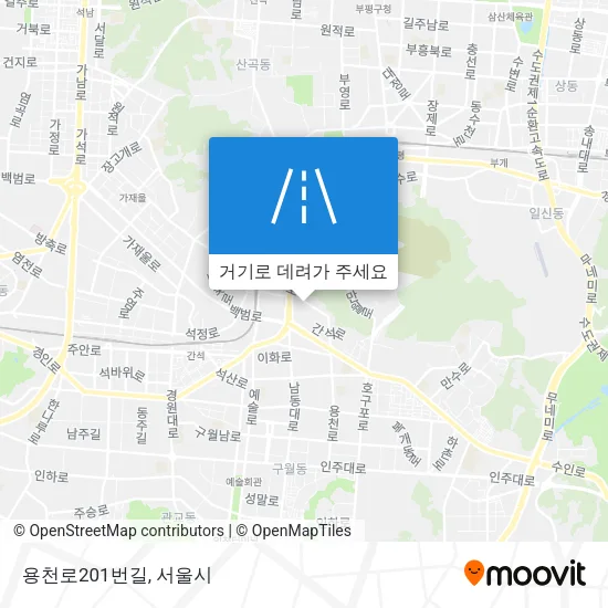 용천로201번길 지도