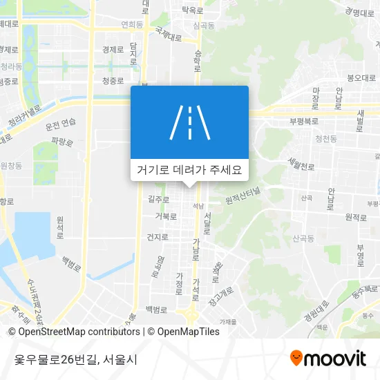 옻우물로26번길 지도
