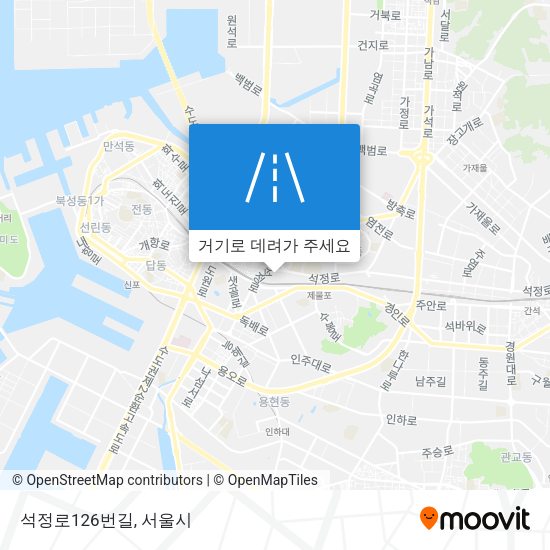 석정로126번길 지도