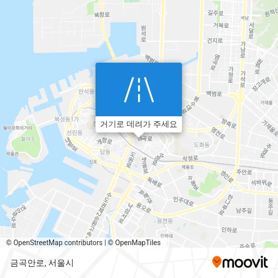 금곡안로 지도