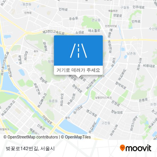 벚꽃로142번길 지도