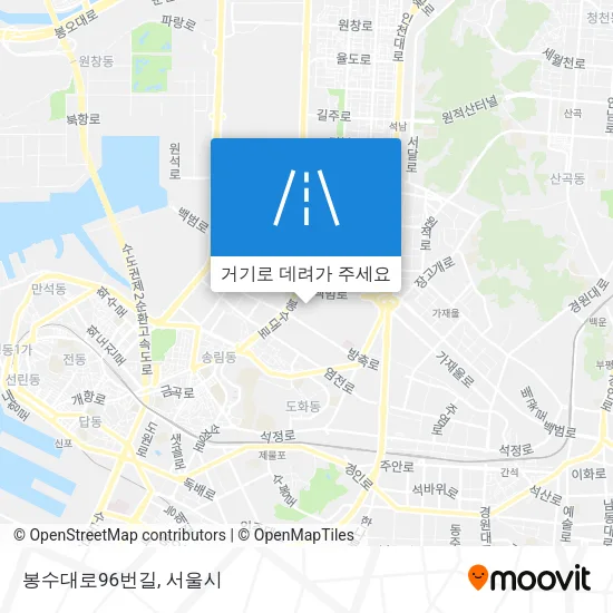 봉수대로96번길 지도