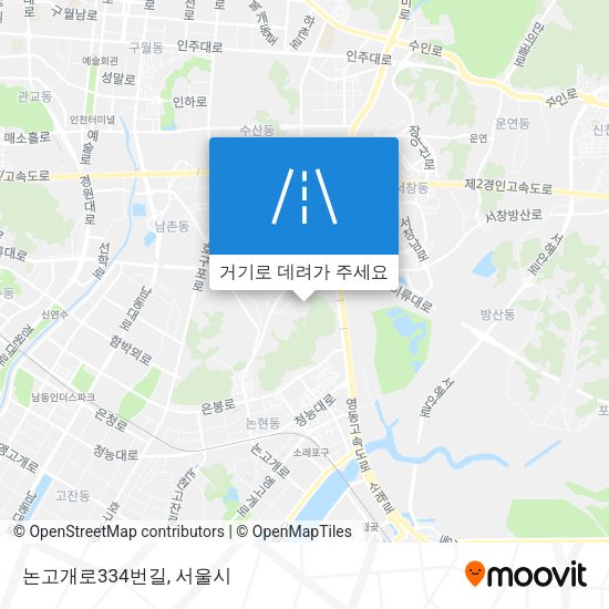 논고개로334번길 지도