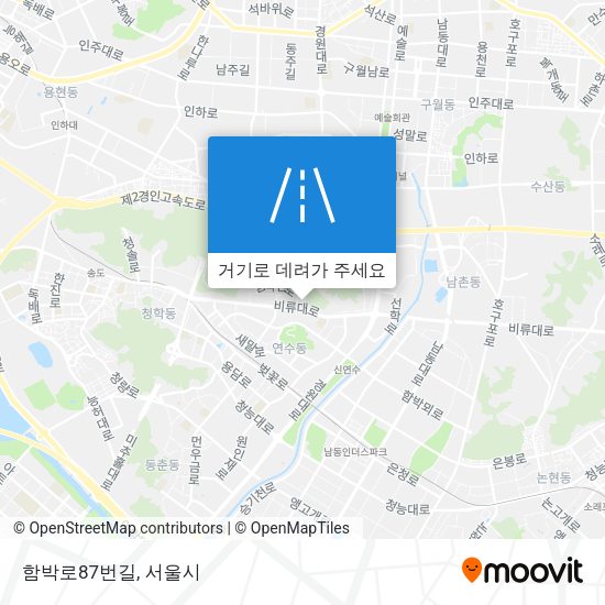 함박로87번길 지도