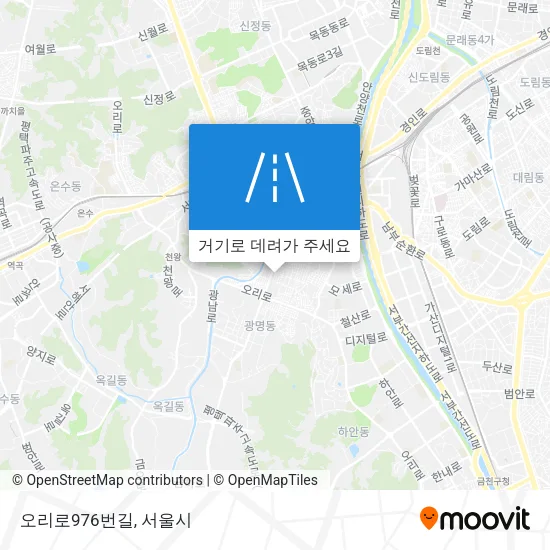 오리로976번길 지도