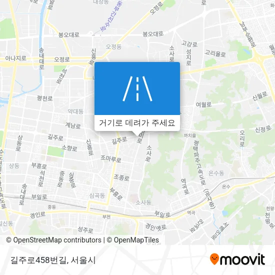 길주로458번길 지도