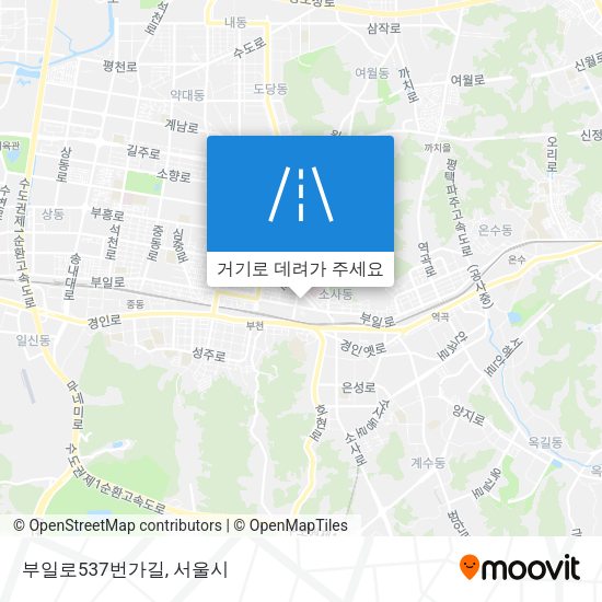 부일로537번가길 지도