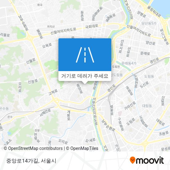 중앙로14가길 지도