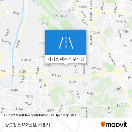 상오정로182번길 지도