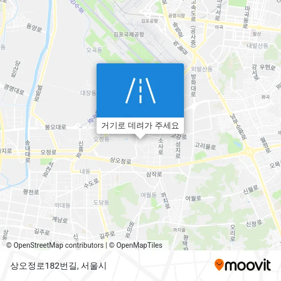 상오정로182번길 지도