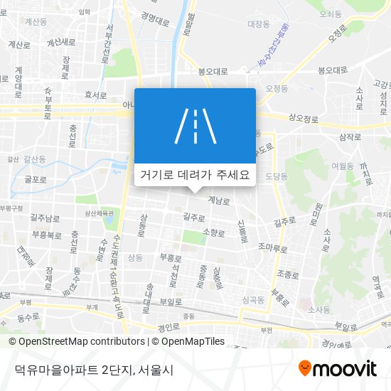 덕유마을아파트 2단지 지도