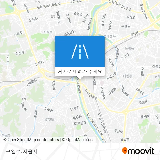 구일로 지도