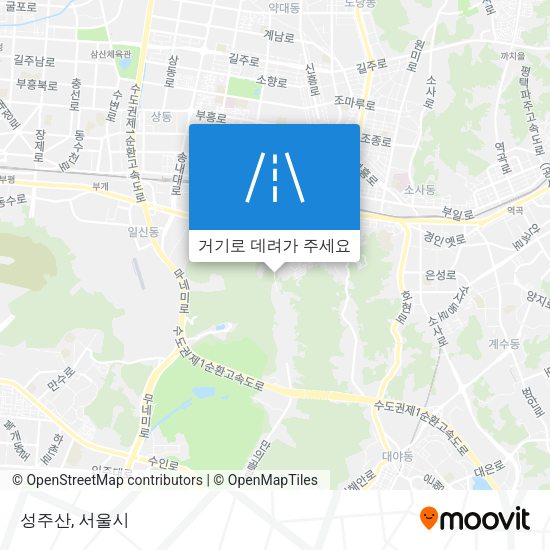 성주산 지도