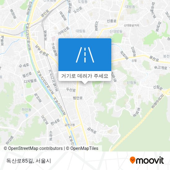 독산로85길 지도