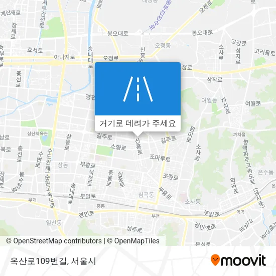 옥산로109번길 지도