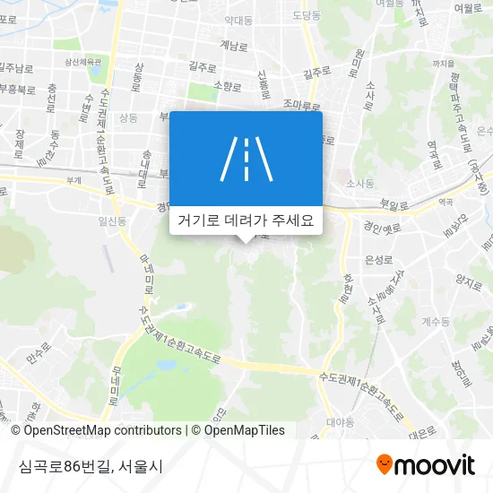 심곡로86번길 지도