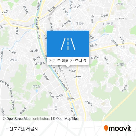 두산로7길 지도
