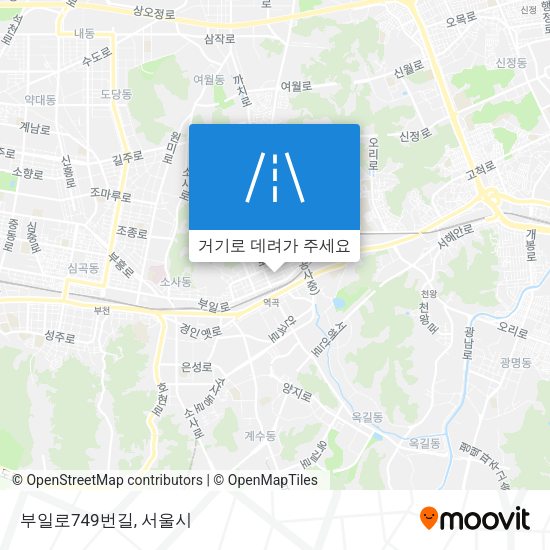부일로749번길 지도