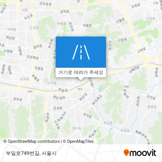 부일로749번길 지도