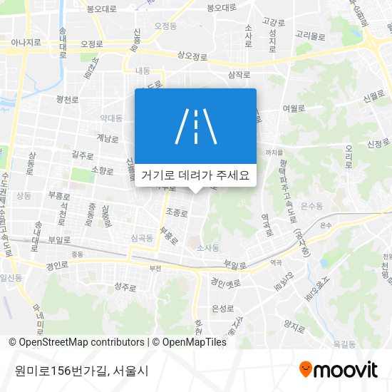 원미로156번가길 지도