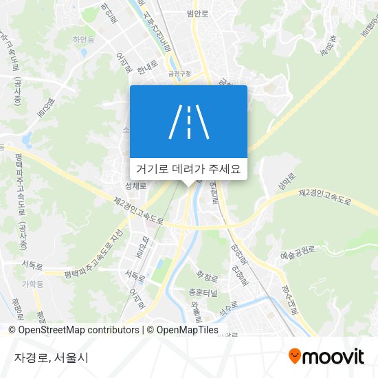 자경로 지도