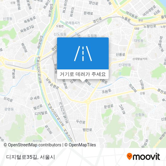 디지털로35길 지도