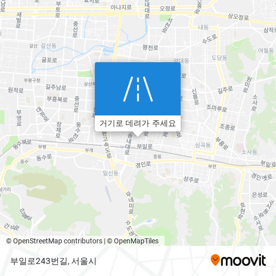 부일로243번길 지도