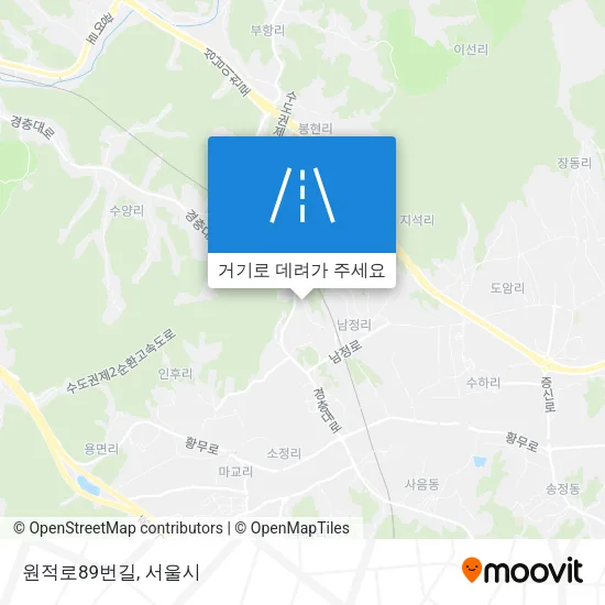 원적로89번길 지도