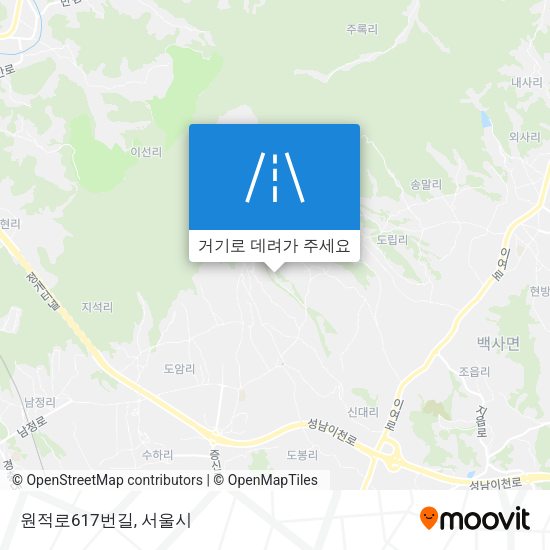 원적로617번길 지도