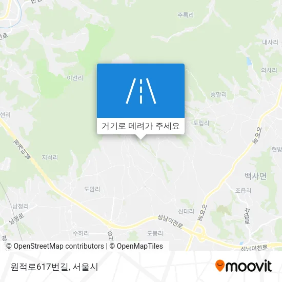 원적로617번길 지도