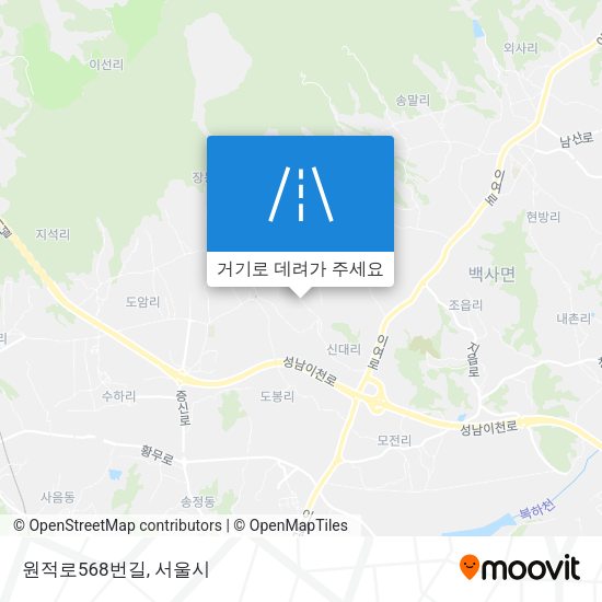 원적로568번길 지도