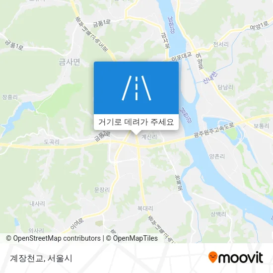 계장천교 지도