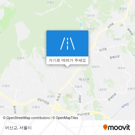 어산교 지도