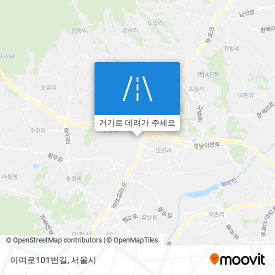 이여로101번길 지도