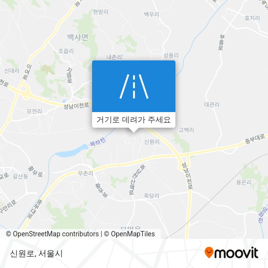 신원로 지도