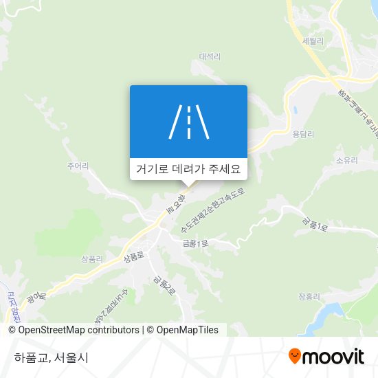 하품교 지도