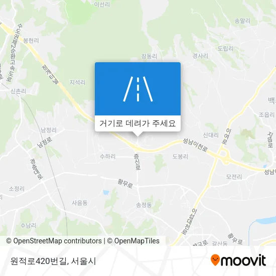 원적로420번길 지도