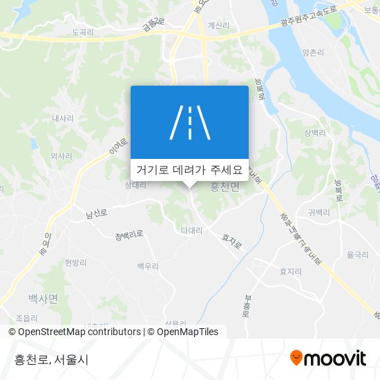 흥천로 지도