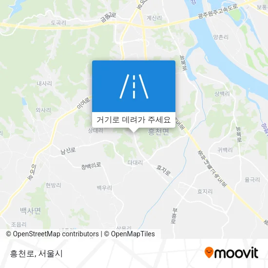 흥천로 지도