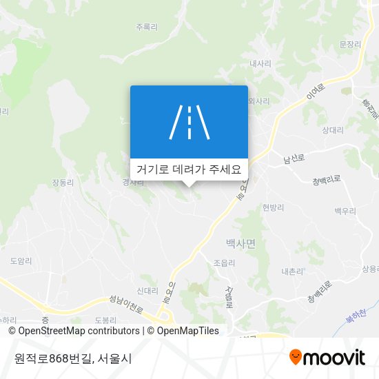 원적로868번길 지도