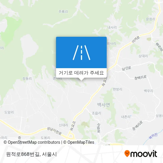 원적로868번길 지도