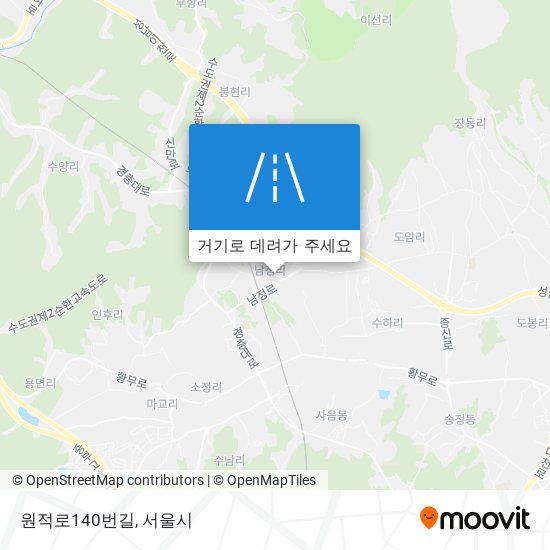 원적로140번길 지도