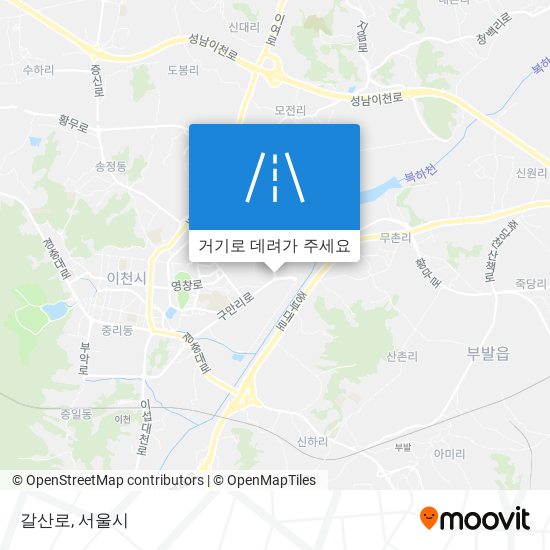 갈산로 지도