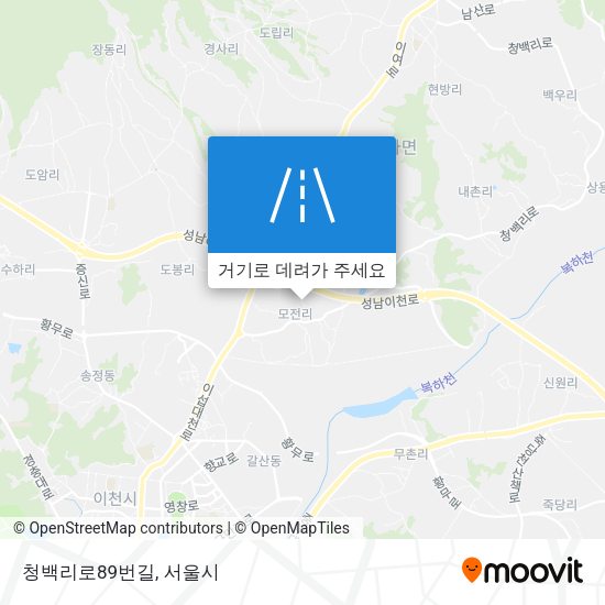 청백리로89번길 지도