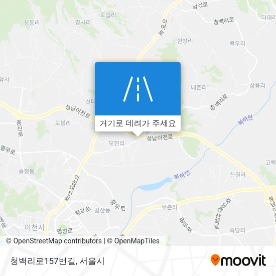 청백리로157번길 지도