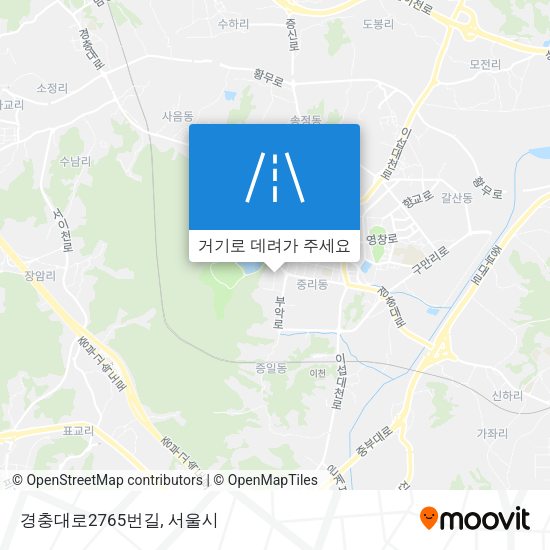 경충대로2765번길 지도