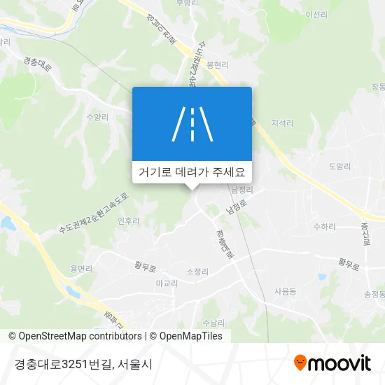 경충대로3251번길 지도